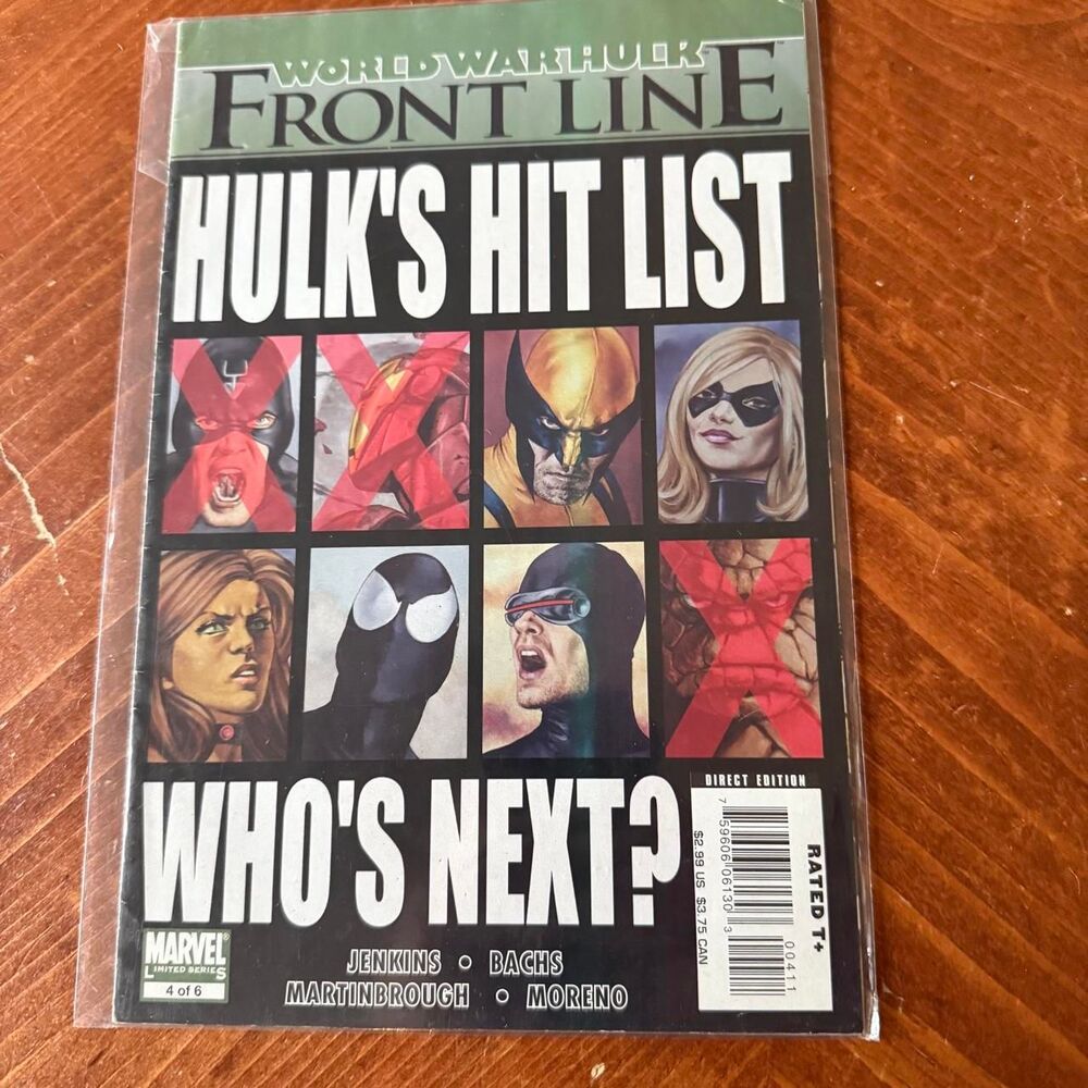 World War Hulk Front Line Paul Jenkins Edition First Print October 2007